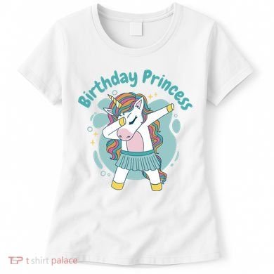 Birthday Princess Unicorn Cute Gift Women's T-Shirt