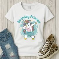 Birthday Princess Unicorn Cute Gift Women's T-Shirt thumb 3