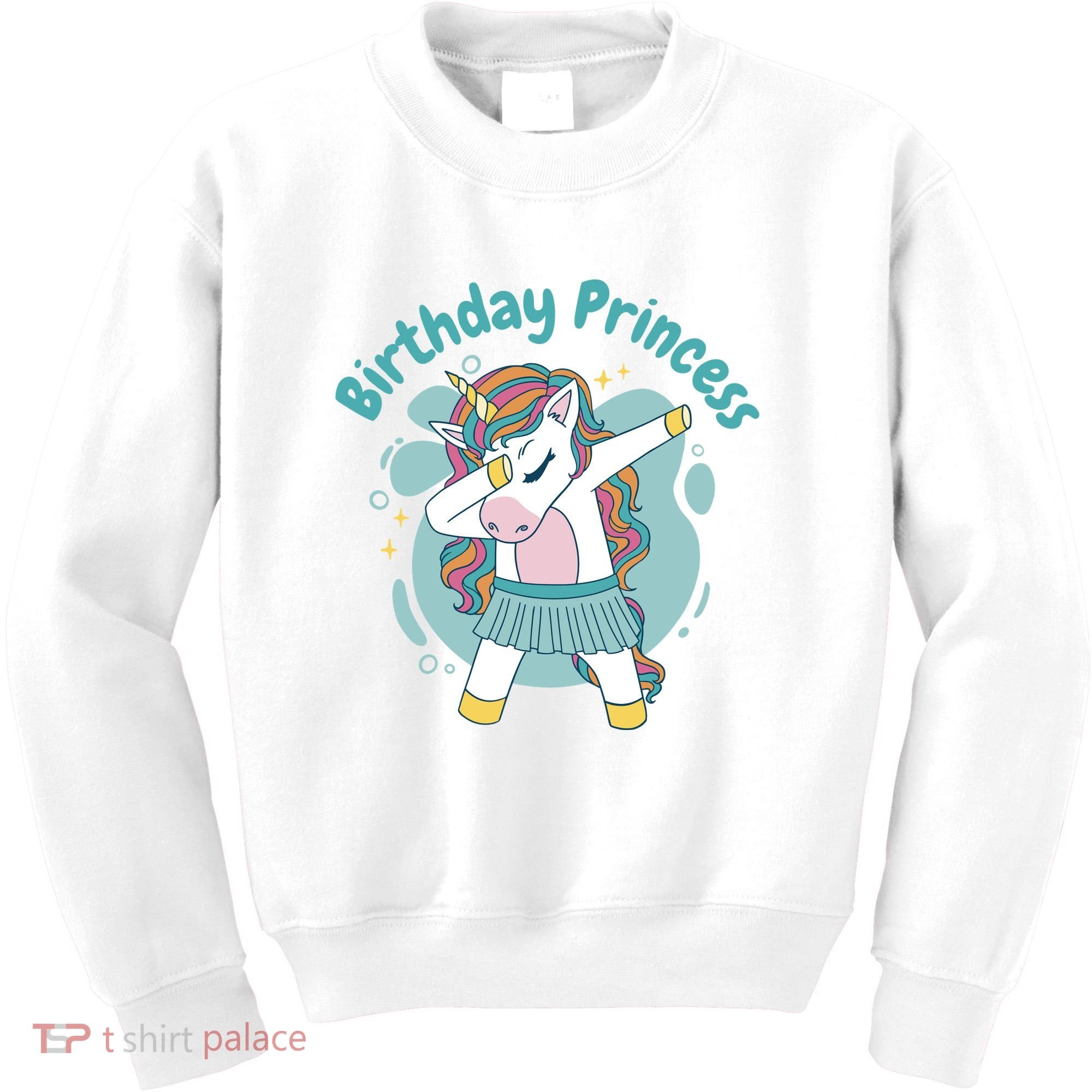 Birthday Princess Unicorn Cute Gift Kids Sweatshirt