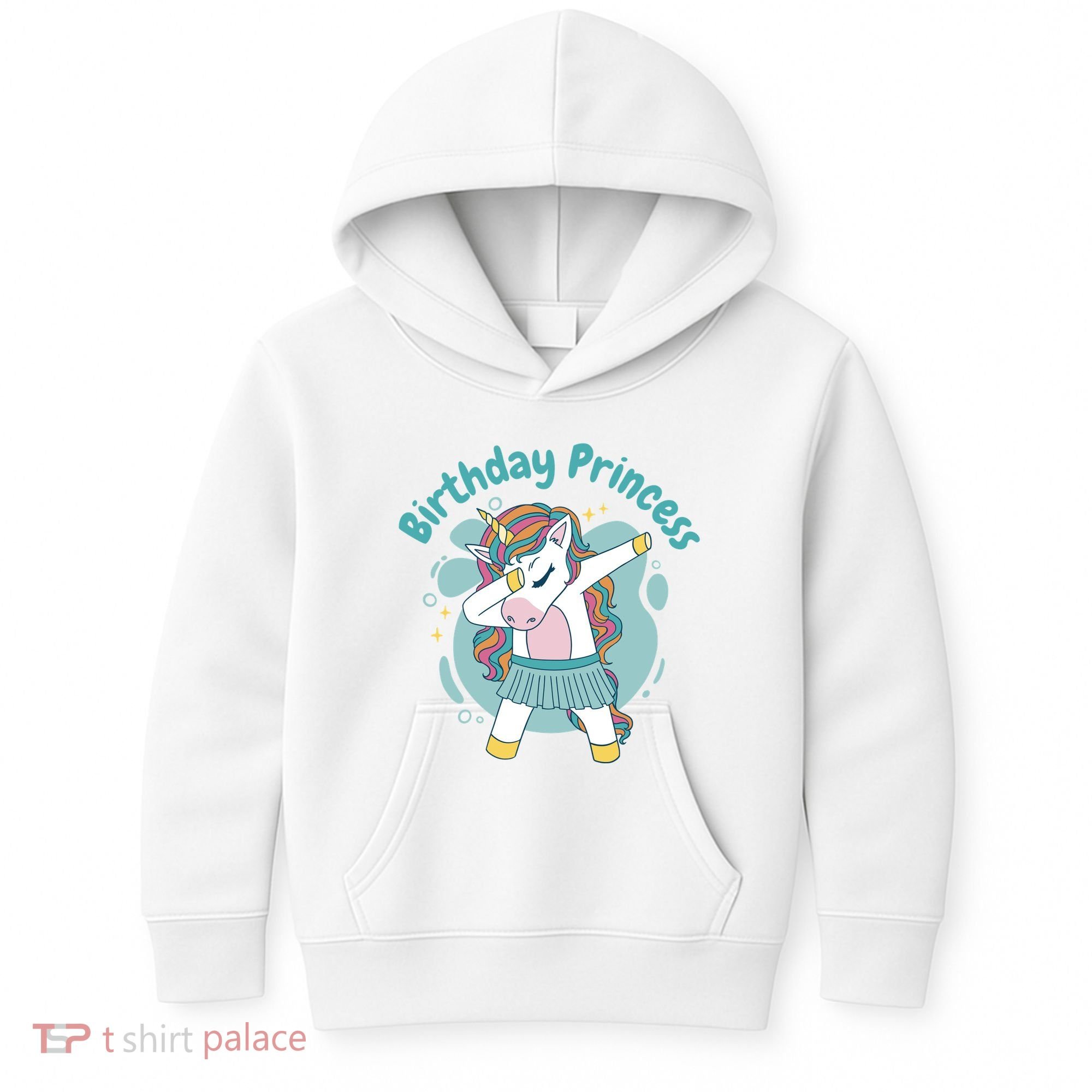 Birthday Princess Unicorn Cute Gift Kids Hoodie
