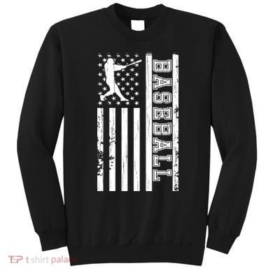 Baseball Pitcher USA Flag Sweatshirt