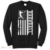 Baseball Pitcher USA Flag Sweatshirt thumb 0
