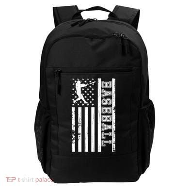 Baseball Pitcher USA Flag Backpack