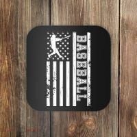 Baseball Pitcher USA Flag Coaster thumb 0
