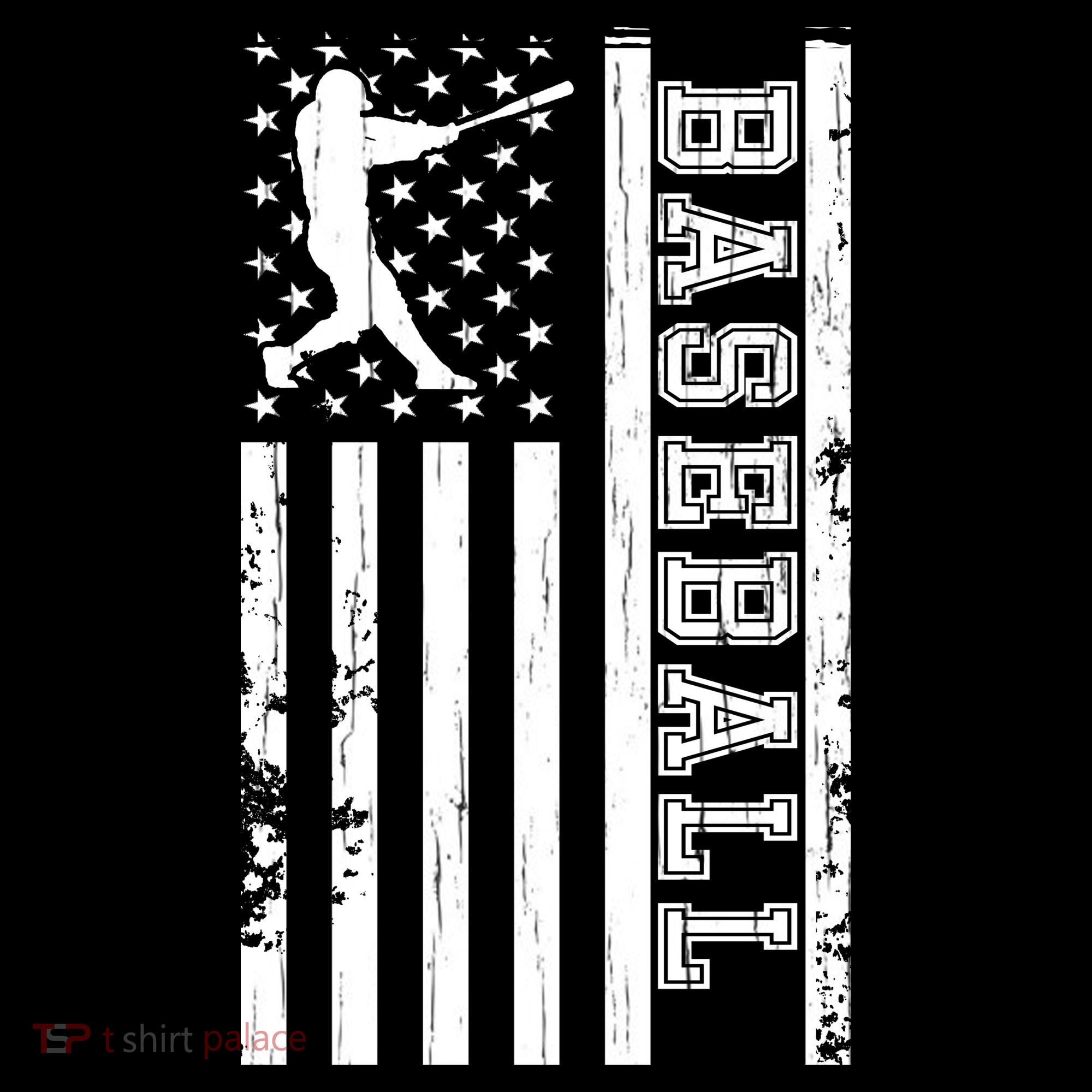 Baseball Pitcher USA Flag Ornament