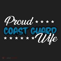 Bold Proud Uscg Coast Guard Wife Gift Women's Sweatshirt thumb 2