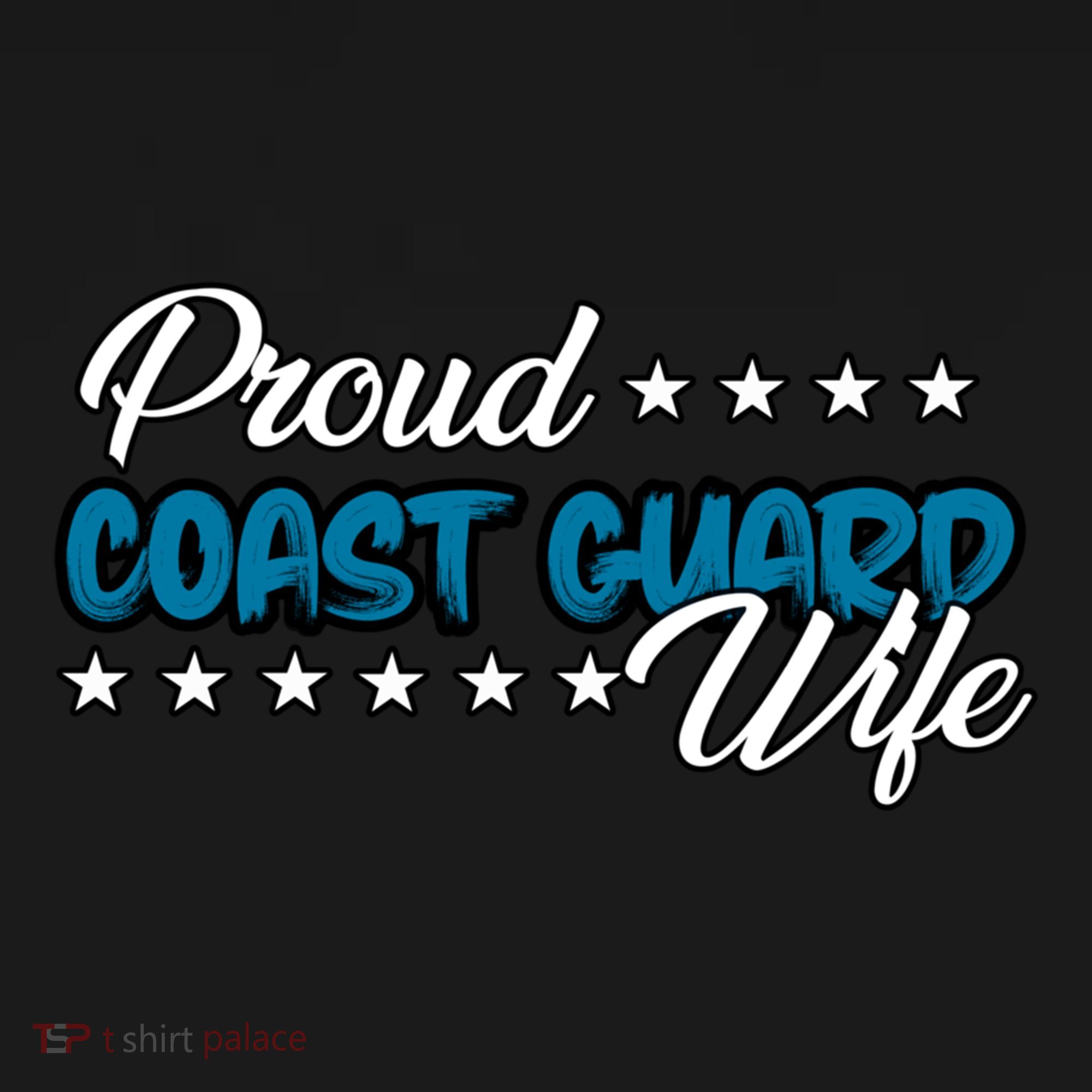 Bold Proud Uscg Coast Guard Wife Gift Bucket Hat