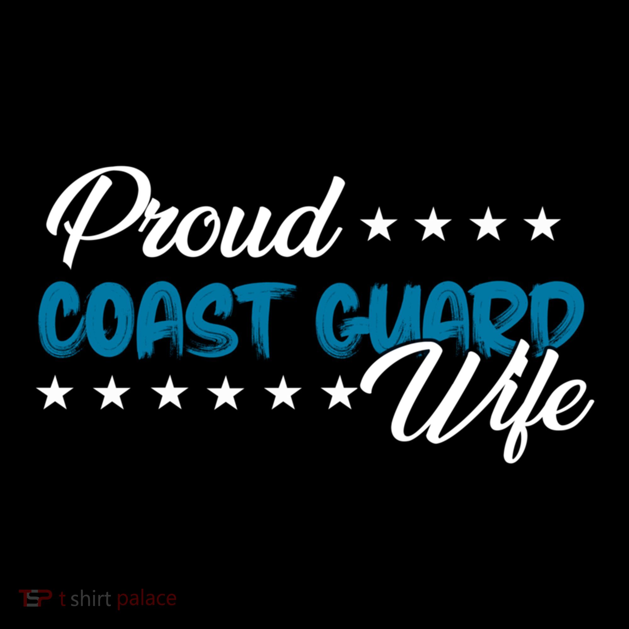 Bold Proud Uscg Coast Guard Wife Gift Coffee Mug
