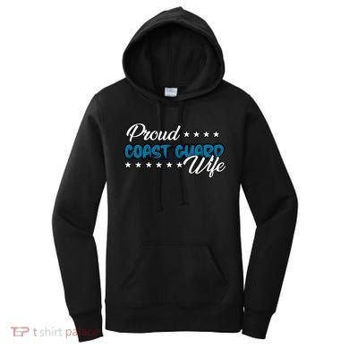 Bold Proud Uscg Coast Guard Wife Gift Women's Hoodie