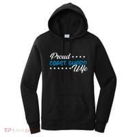 Bold Proud Uscg Coast Guard Wife Gift Women's Hoodie thumb 0