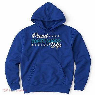 Bold Proud Uscg Coast Guard Wife Gift Hoodie