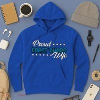 Bold Proud Uscg Coast Guard Wife Gift Hoodie thumb 3