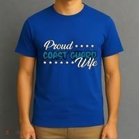 Bold Proud Uscg Coast Guard Wife Gift T-Shirt thumb 3