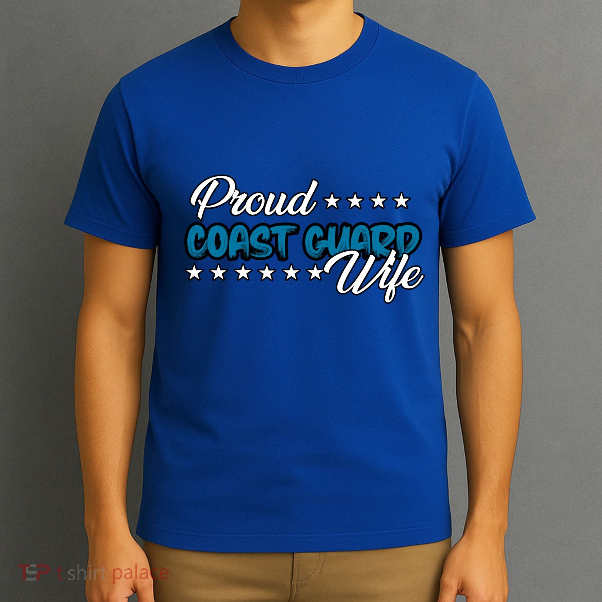 Bold Proud Uscg Coast Guard Wife Gift T-Shirt