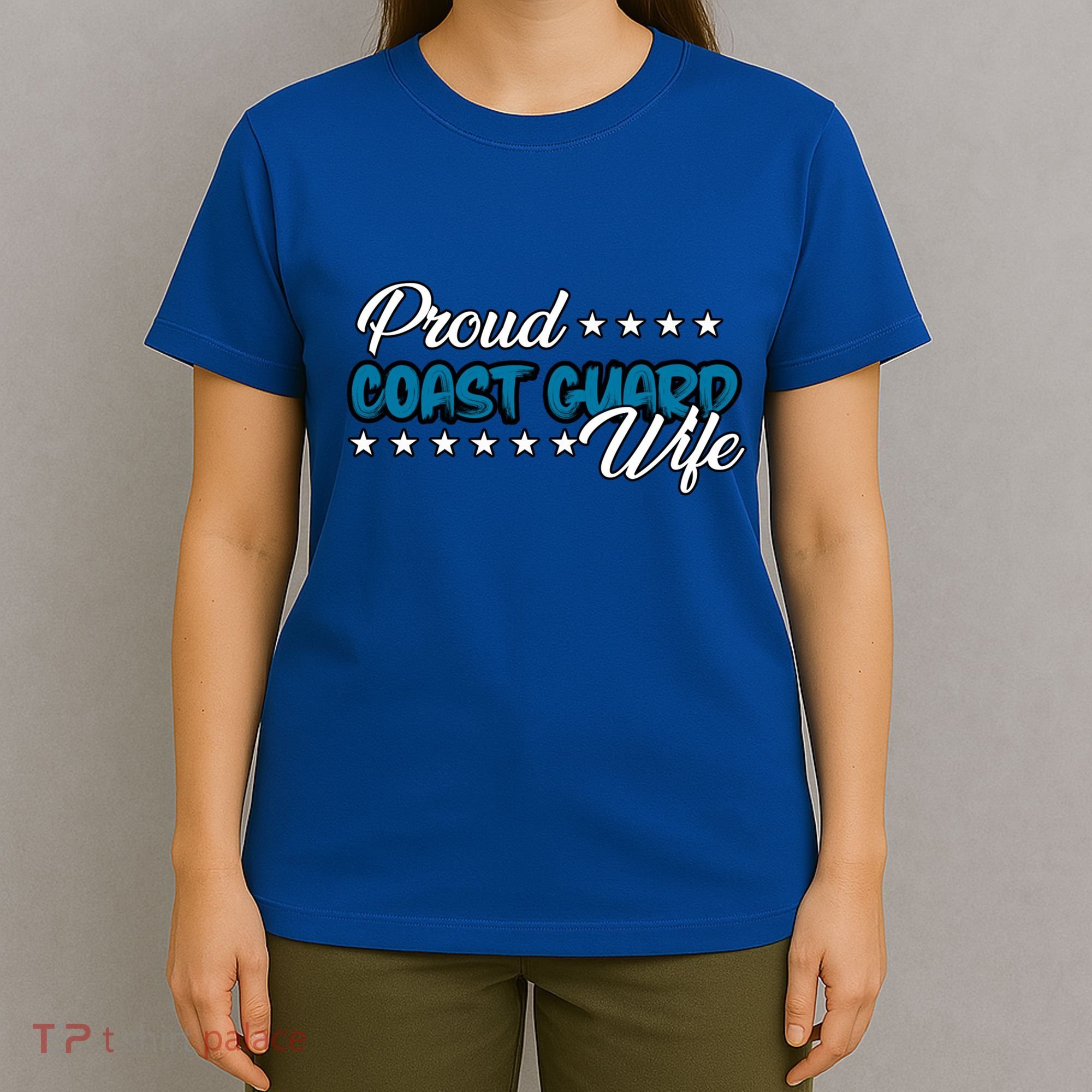 Bold Proud Uscg Coast Guard Wife Gift T-Shirt