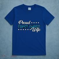 Bold Proud Uscg Coast Guard Wife Gift T-Shirt thumb 5