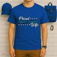 Bold Proud Uscg Coast Guard Wife Gift T-Shirt thumb 6