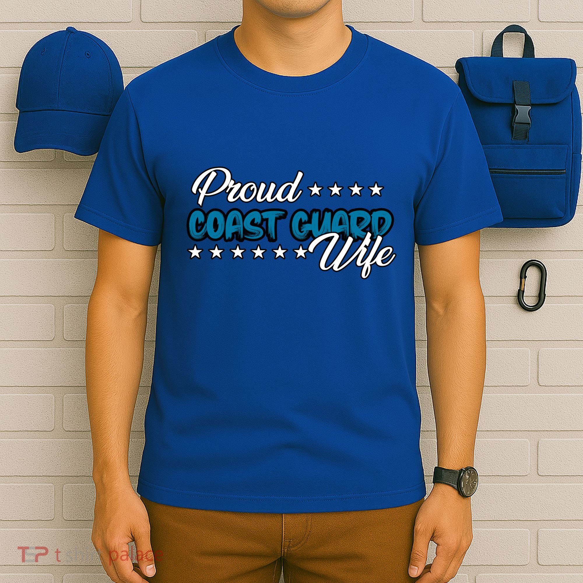 Bold Proud Uscg Coast Guard Wife Gift T-Shirt