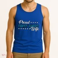 Bold Proud Uscg Coast Guard Wife Gift Tank Top thumb 3