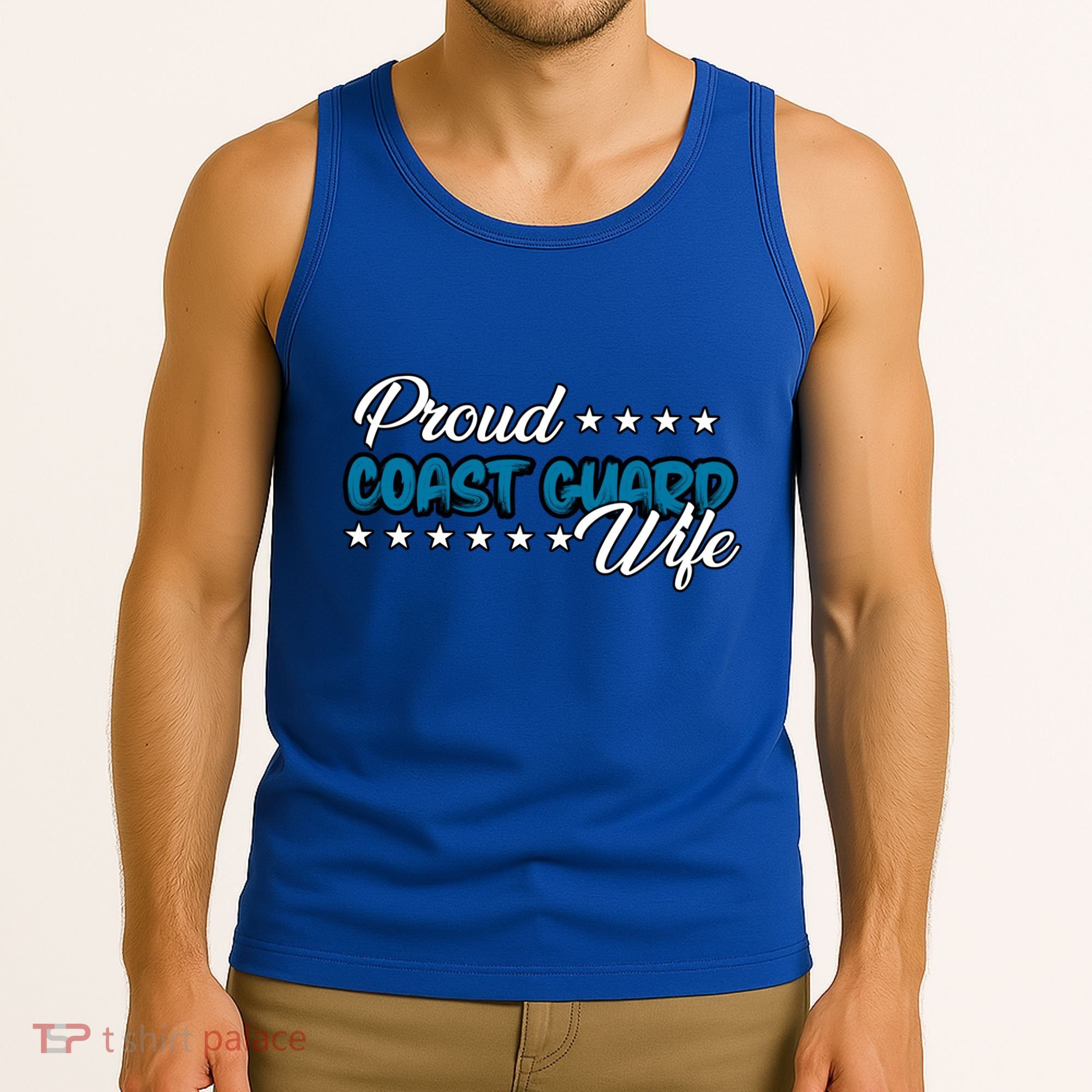Bold Proud Uscg Coast Guard Wife Gift Tank Top