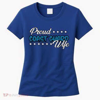 Bold Proud Uscg Coast Guard Wife Gift Women's T-Shirt