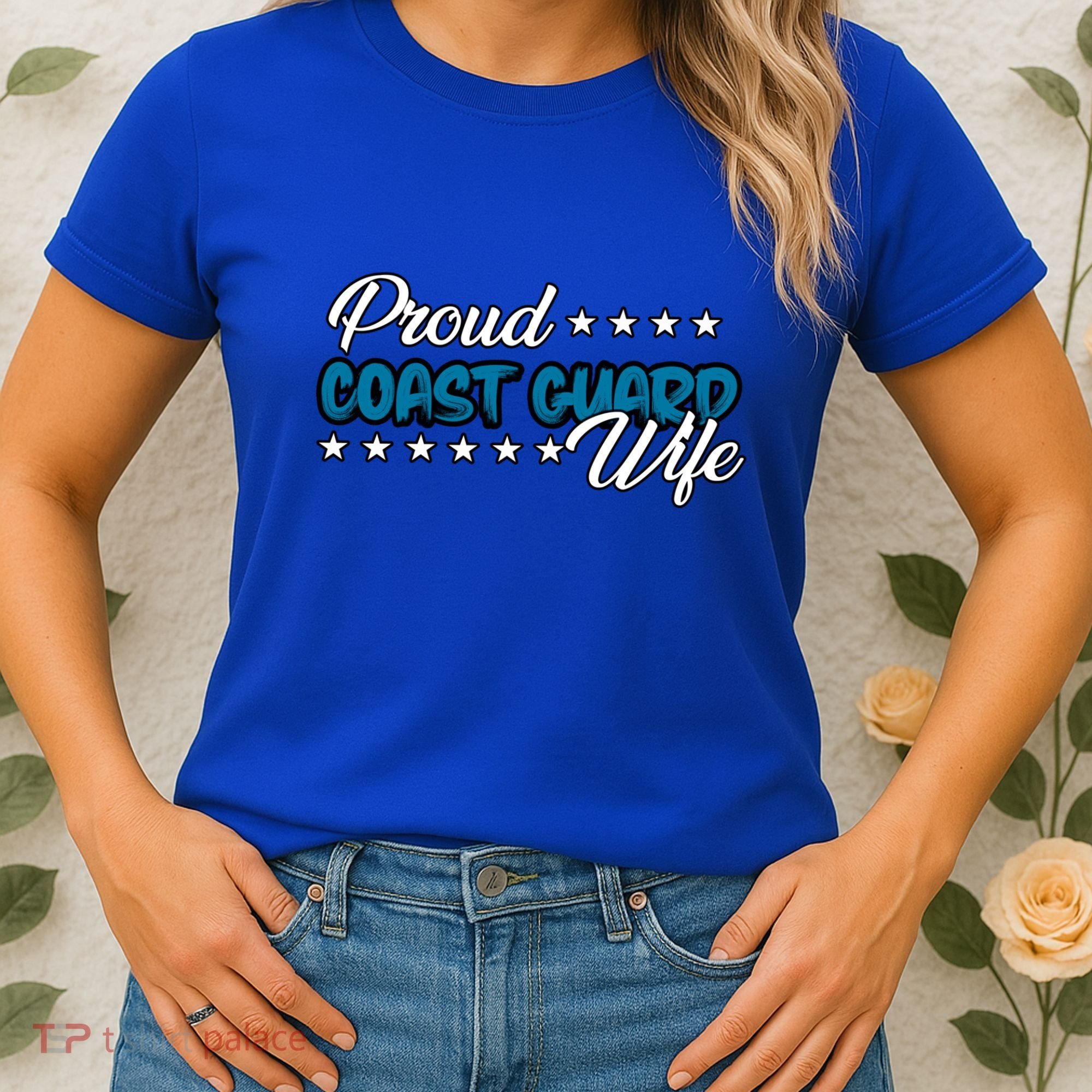 Bold Proud Uscg Coast Guard Wife Gift Women's T-Shirt