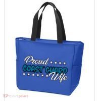 Bold Proud Uscg Coast Guard Wife Gift Tote Bag thumb 3