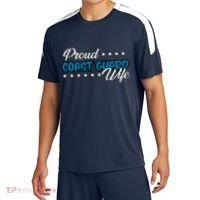 Bold Proud Uscg Coast Guard Wife Gift Sport-Tek Competitor United Soccer Jersey thumb 0