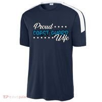 Bold Proud Uscg Coast Guard Wife Gift Sport-Tek Competitor United Soccer Jersey thumb 2