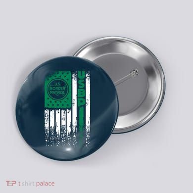 Border Patrol Us Flag Thin Green Line Law Enforcement Button