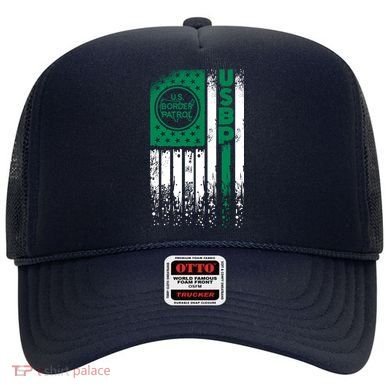 Border Patrol Us Flag Thin Green Line Law Enforcement Hat