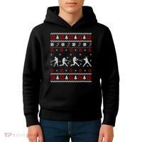 Baseball Players Ugly Christmas Sweater Xmas Gift Kids Hoodie thumb 4