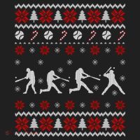 Baseball Players Ugly Christmas Sweater Xmas Gift Beanie thumb 2