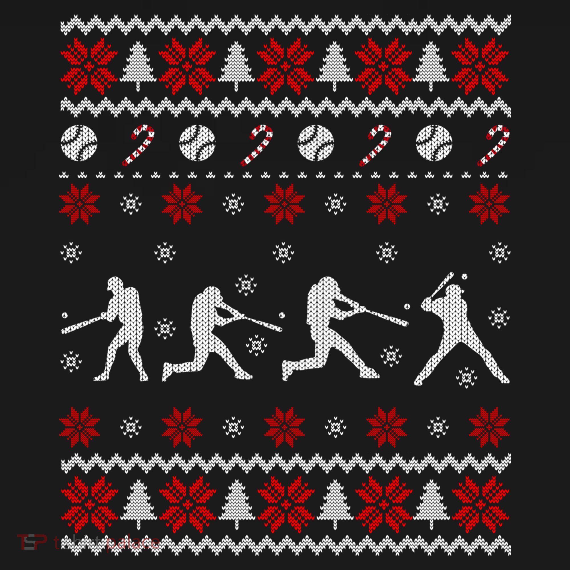 Baseball Players Ugly Christmas Sweater Xmas Gift Women's Hoodie