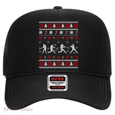 Baseball Players Ugly Christmas Sweater Xmas Gift Hat