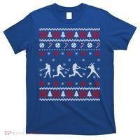 Baseball Players Ugly Christmas Sweater Xmas Gift T-Shirt thumb 0