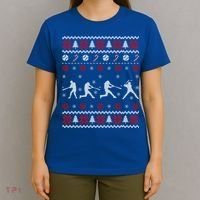 Baseball Players Ugly Christmas Sweater Xmas Gift T-Shirt thumb 4