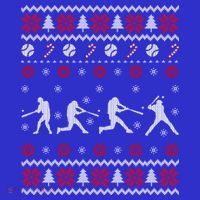 Baseball Players Ugly Christmas Sweater Xmas Gift Women's Tank Top thumb 5