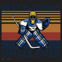 Best Pucking Uncle Ever Funny Hockey Uncle Saying Gift Women's Sweatshirt thumb 2
