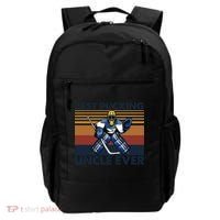 Best Pucking Uncle Ever Funny Hockey Uncle Saying Gift Backpack thumb 0
