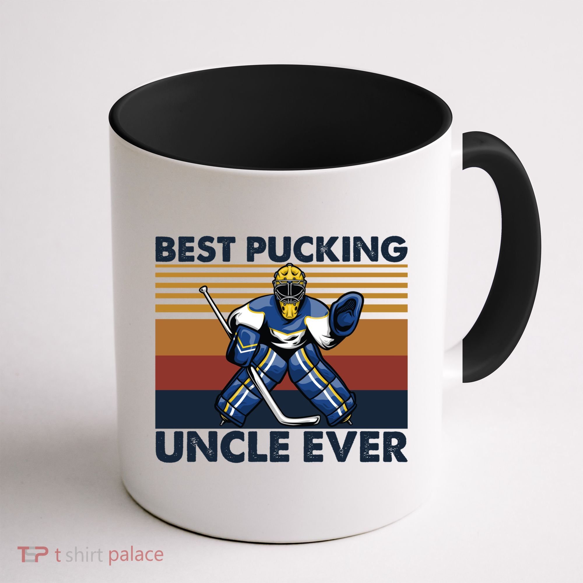 Best Pucking Uncle Ever Funny Hockey Uncle Saying Gift Coffee Mug