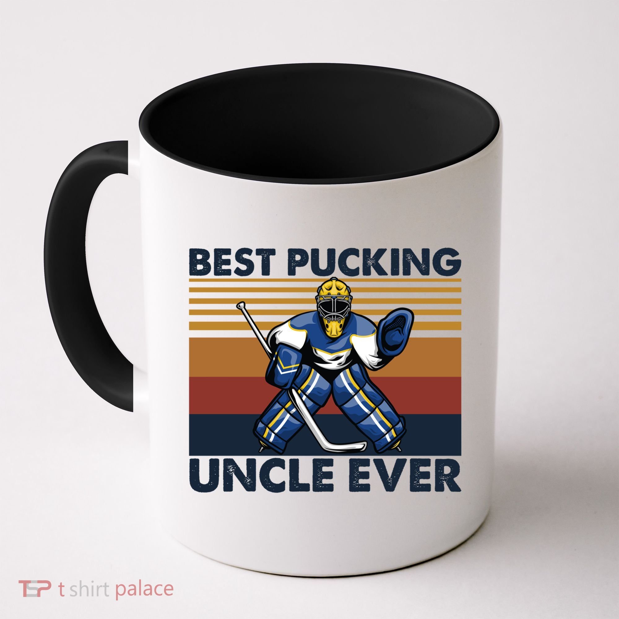 Best Pucking Uncle Ever Funny Hockey Uncle Saying Gift Coffee Mug