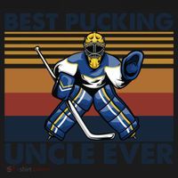 Best Pucking Uncle Ever Funny Hockey Uncle Saying Gift Women's Hoodie thumb 2