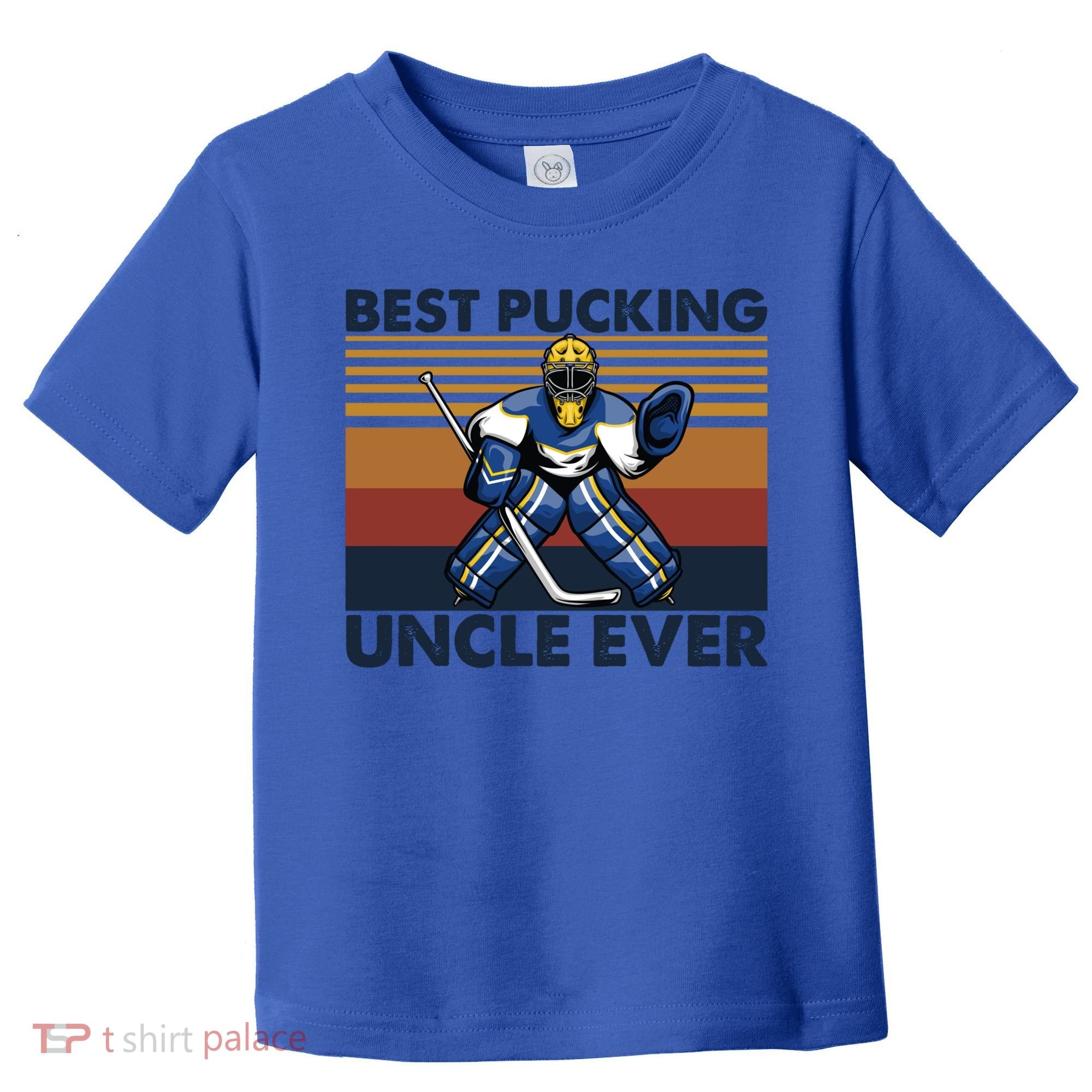 Best Pucking Uncle Ever Funny Hockey Uncle Saying Gift Toddler T-Shirt