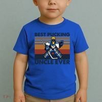 Best Pucking Uncle Ever Funny Hockey Uncle Saying Gift Toddler T-Shirt thumb 2