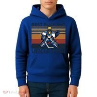 Best Pucking Uncle Ever Funny Hockey Uncle Saying Gift Kids Hoodie thumb 4