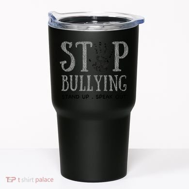 Bullying Prevention Unity Day Orange Peace Love Respect Tumbler