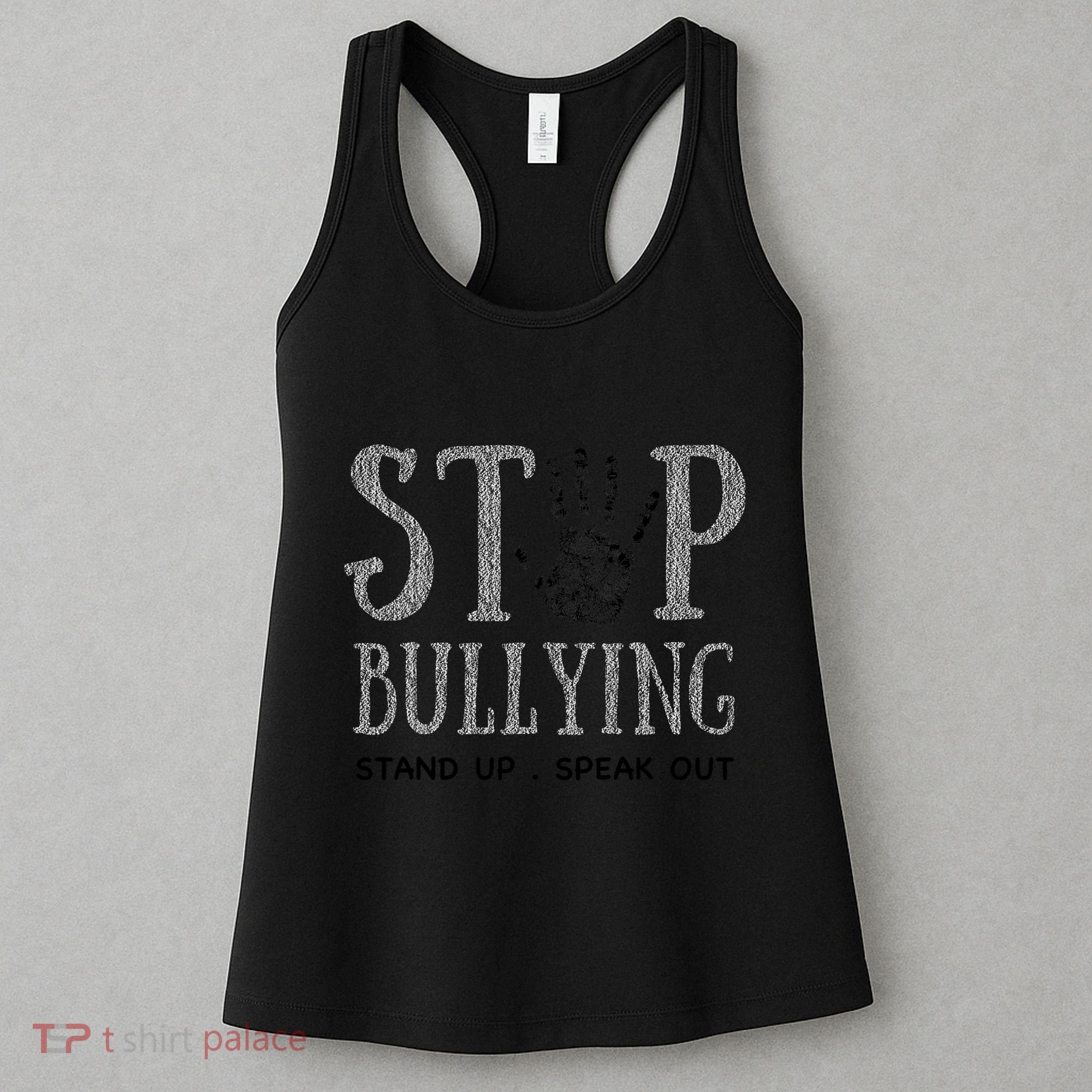 Bullying Prevention Unity Day Orange Peace Love Respect Women's Tank Top