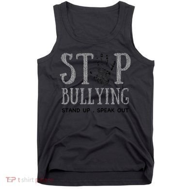 Bullying Prevention Unity Day Orange Peace Love Respect Tank Top