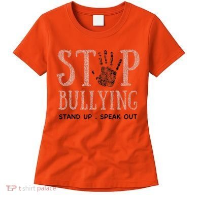 Bullying Prevention Unity Day Orange Peace Love Respect Women's T-Shirt
